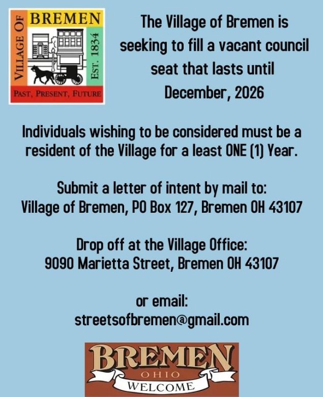 to the Village of Bremen